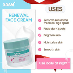 SAAM Renewal Face Cream for Hyperpigmentation Removal